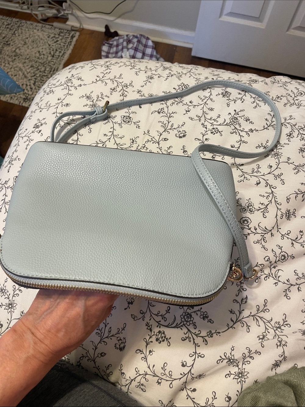 Nanette Lepore Powder Blue Crossbody Bag - Picture 4 of 8